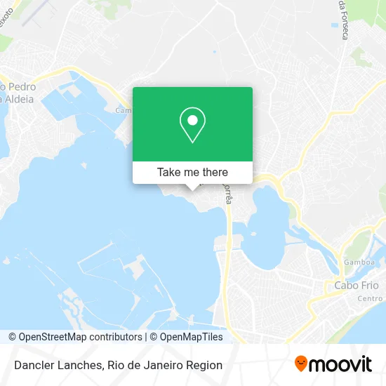 Dancler Lanches map