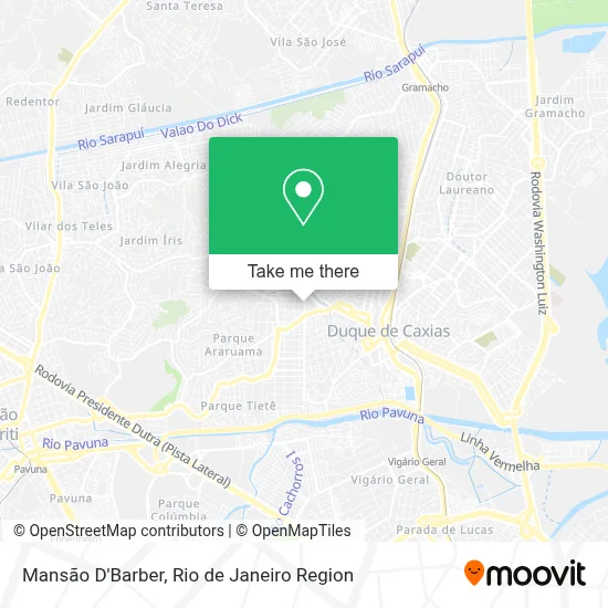 Mansão D'Barber map
