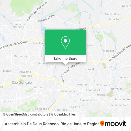 Assembleia De Deus Rochedo map