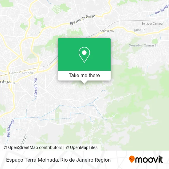 Espaço Terra Molhada map