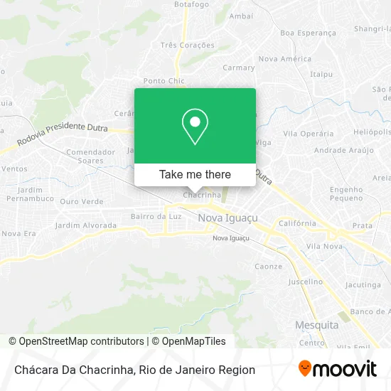 Chácara Da Chacrinha map