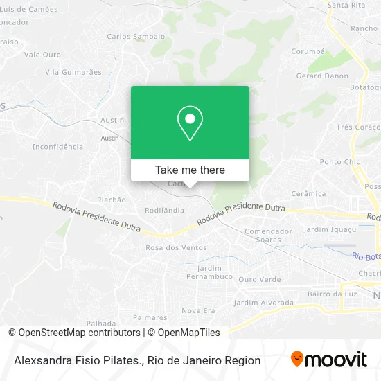 Alexsandra Fisio Pilates. map