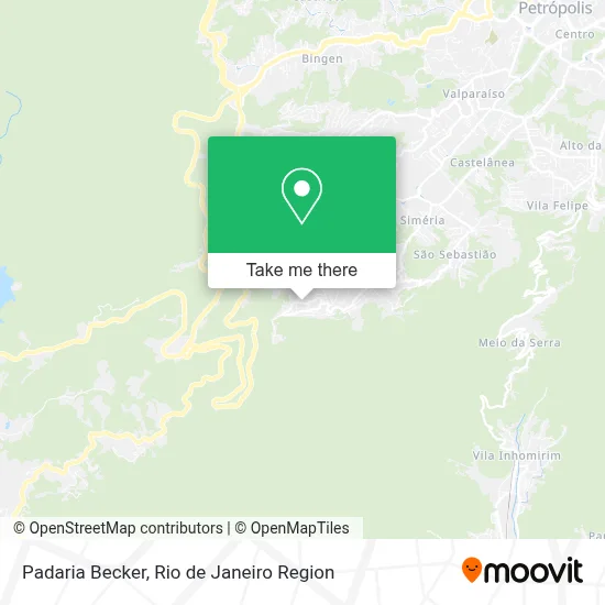Padaria Becker map