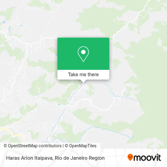 Haras Arion Itaipava map