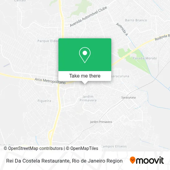Rei Da Costela Restaurante map