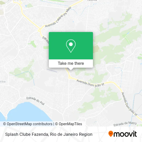 Splash Clube Fazenda map