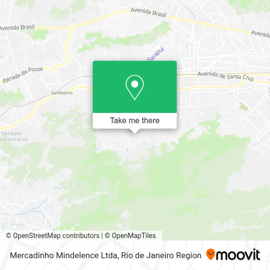 Mercadinho Mindelence Ltda map