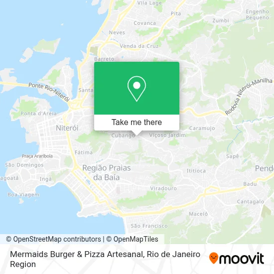 Mermaids Burger & Pizza Artesanal map
