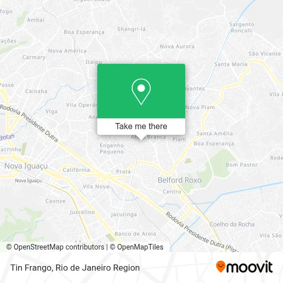 Tin Frango map