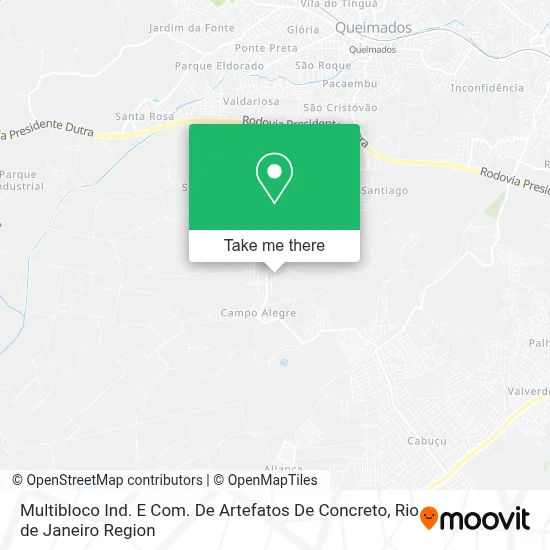 Multibloco Ind. E Com. De Artefatos De Concreto map