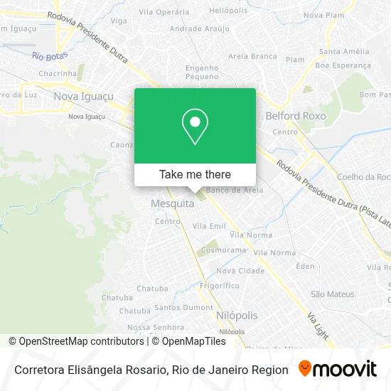 Corretora Elisângela Rosario map
