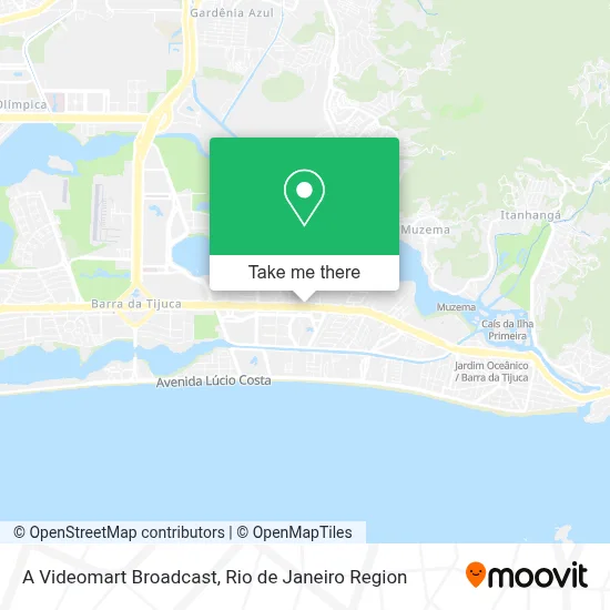A Videomart Broadcast map