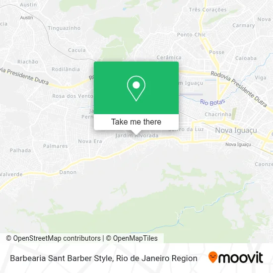 Barbearia Sant Barber Style map