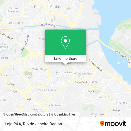 Loja P&A map