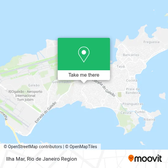 Ilha Mar map