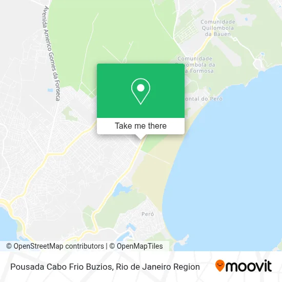 Pousada Cabo Frio Buzios map