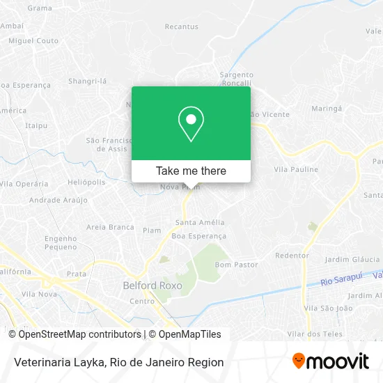 Veterinaria Layka map