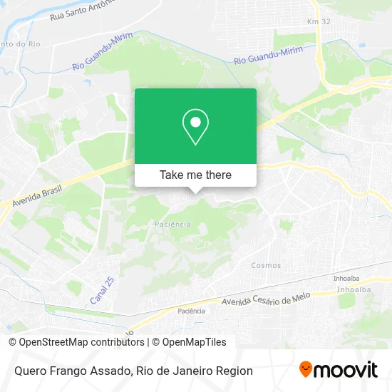 Quero Frango Assado map