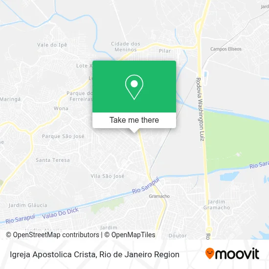 Igreja Apostolica Crista map