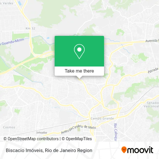 Biscacio Imóveis map