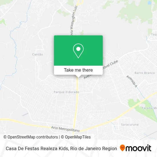Casa De Festas Realeza Kids map