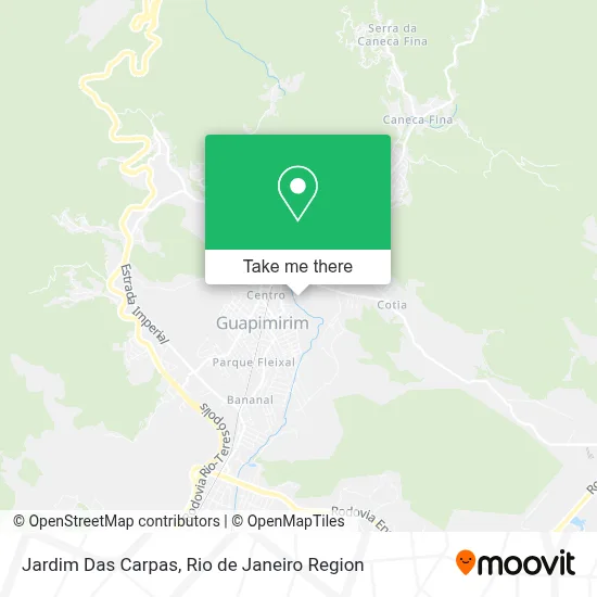 Jardim Das Carpas map