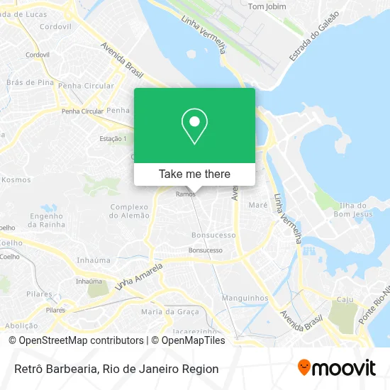 Retrô Barbearia map