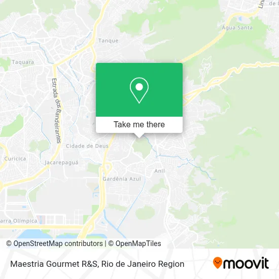 Maestria Gourmet R&S map