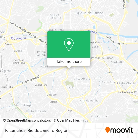 K' Lanches map