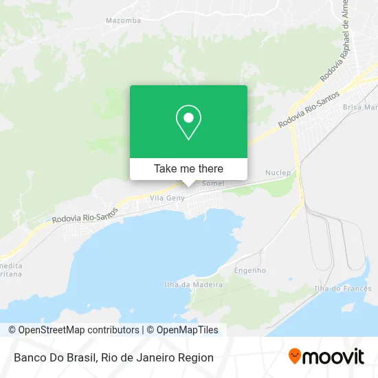 Banco Do Brasil map
