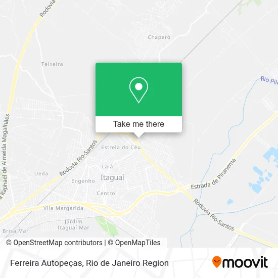 Ferreira Autopeças map