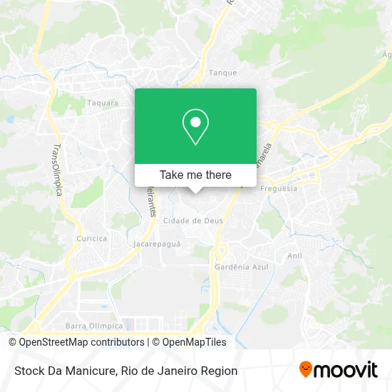 Stock Da Manicure map