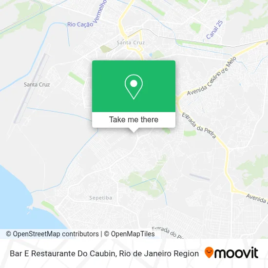Bar E Restaurante Do Caubin map