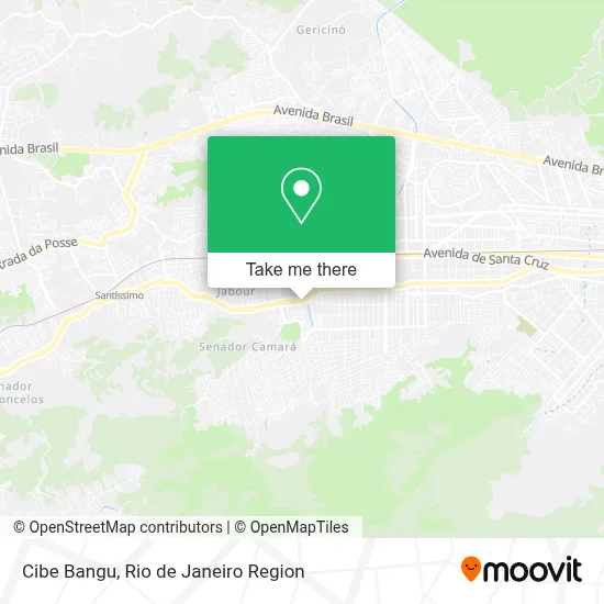 Cibe Bangu map