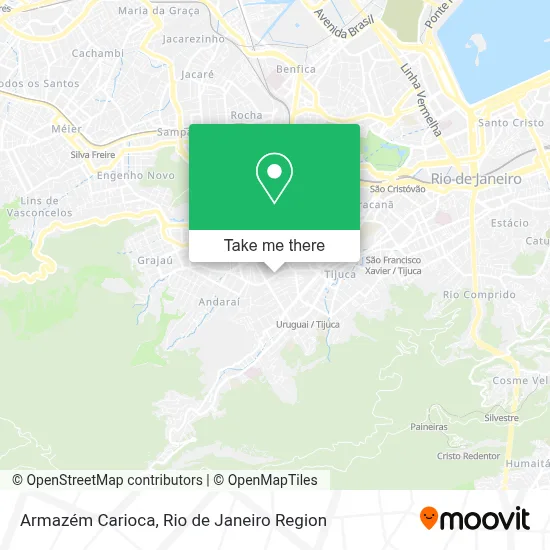 Armazém Carioca map