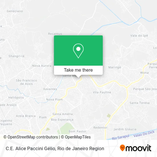 C.E. Alice Paccini Gélio map