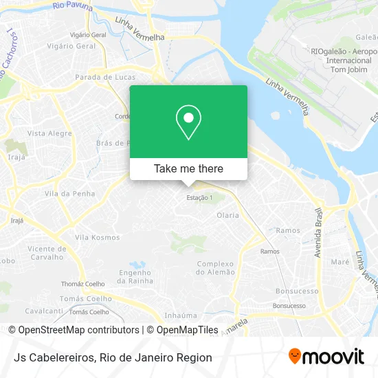 Js Cabelereiros map