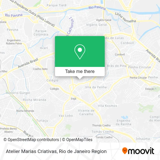 Atelier Marias Criativas map