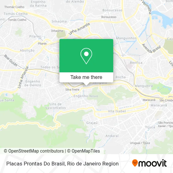 Placas Prontas Do Brasil map