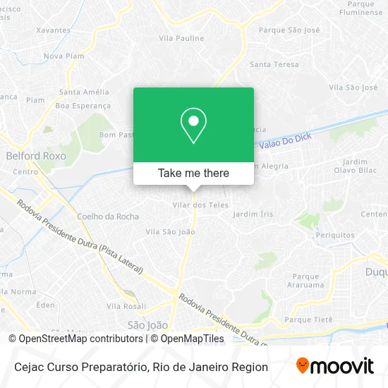Cejac Curso Preparatório map