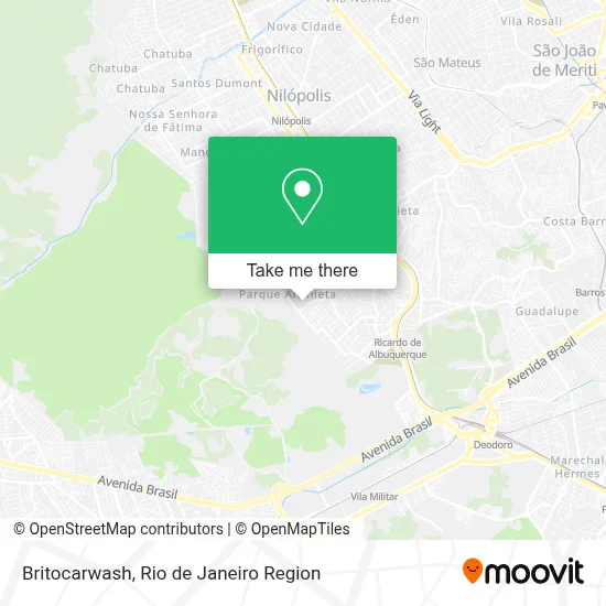Britocarwash map