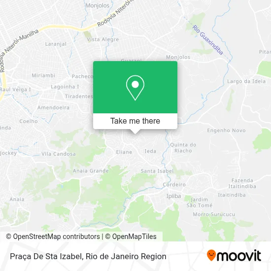 Praça De Sta Izabel map