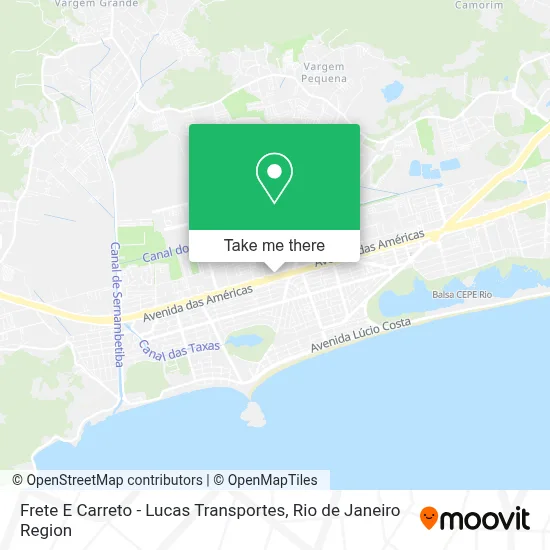 Frete E Carreto - Lucas Transportes map