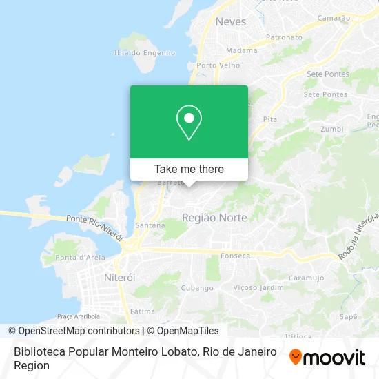 Biblioteca Popular Monteiro Lobato map
