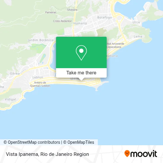 Vista Ipanema map