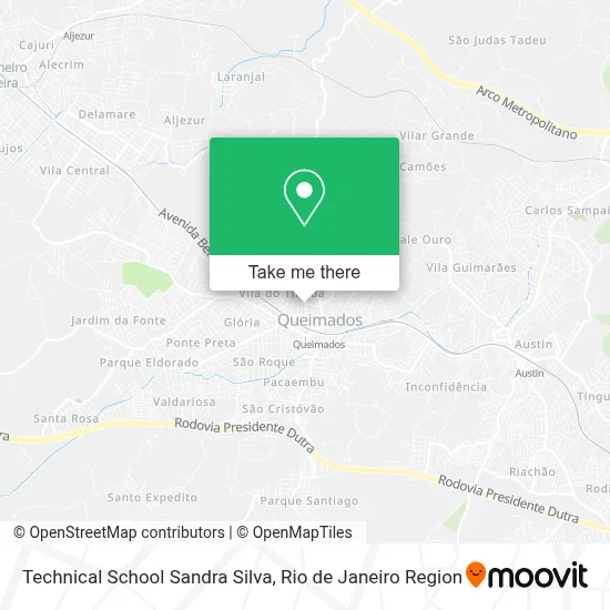Technical School Sandra Silva map