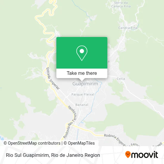Rio Sul Guapimirim map