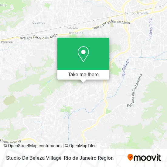 Studio De Beleza Village map