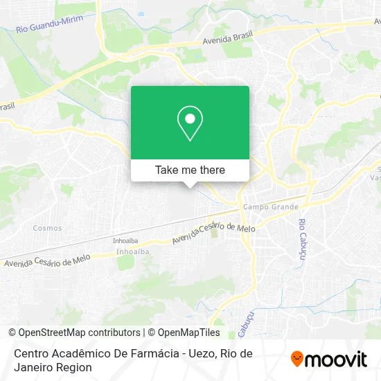 Centro Acadêmico De Farmácia - Uezo map