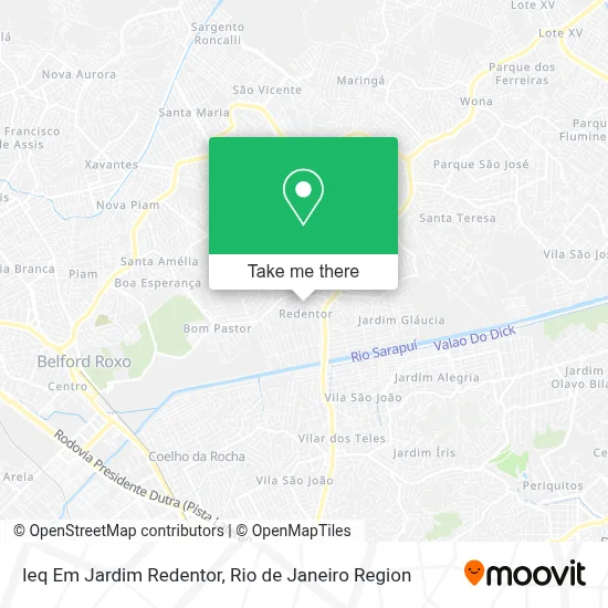 Ieq Em Jardim Redentor map